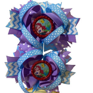 ON SALE! 𝅺Disney’s The Little Mermaid Ariel Hair bow set​​​.​